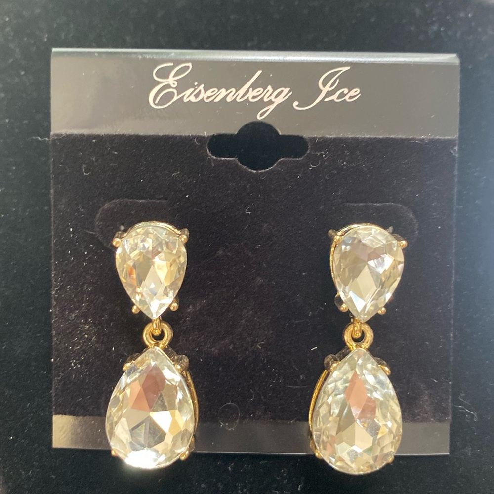 Eisenberg Ice drop down earrings